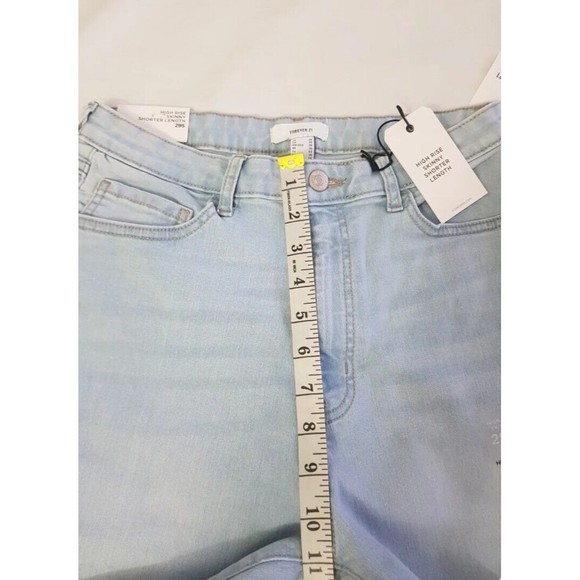 Forever 21 Womens Jeans Size 29 S High Rise Skinny Shorter Length Inseam  Light - Picture 11 of 13
